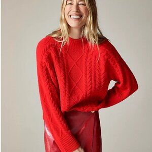 J Crew Cable-knit Rollneck™ sweater in Supersoft yarn